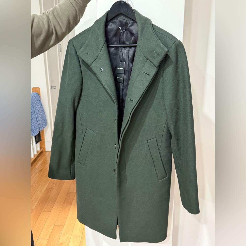 Club Monaco Green wool coat